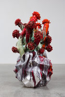 Matt Wedel / 
Flower tree, 2013 / 
ceramic / 
75 x 54 x 46 in. (190.5 x 137.2 x 116.8 cm) / 
Private collection