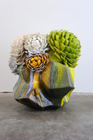 Matt Wedel / 
Flower tree, 2013 / 
ceramic / 
19 x 18 x 15 in. (48.3 x 45.7 x 38.1 cm)