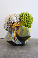 Matt Wedel / 
Flower tree, 2013 / 
ceramic / 
19 x 18 x 15 in. (48.3 x 45.7 x 38.1 cm)