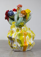 Matt Wedel / 
Flower tree, 2013 / 
ceramic / 
62 x 57 x 56 in. (157.5 x 144.8 x 142.2 cm) / 
Private collection