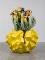 Matt Wedel / 
Flower tree, 2013 / 
ceramic / 
72 x 42 x 52 in. (182.9 x 106.7 x 132.1 cm) 