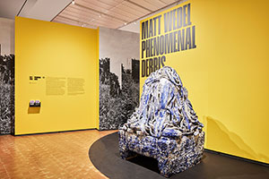 Installation photography / 
Matt Wedel: Phenomenal Debris / 
Toledo Museum of Art / 
Photo: Matthew McNulty