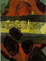 Per Kirkeby / 
Untitled, 2000 / 
oil on canvas / 
78-3/4 x 59 in (200 x 150 cm)
