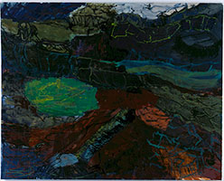 Per Kirkeby / 
Untitled (PK05 10), 2005 / 
      oil on canvas / 
      78 3/4 x 98 1/2 in. (200 x 250 cm) / 
      Private collection