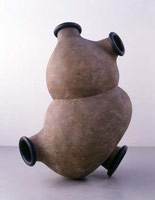 Peter Shelton / 
gogglelips, 2004 / 
cast bronze / 
70 x 50 x 42 in (177.8 x 127 x 106.7 cm) / 
Private collection 