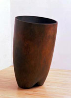 Peter Shelton / 
tweedledum, 1988 - 89 / 
cast copper / 
51 1/4 x 31 x 31 in (130.2 x 78.7 x 78.7 cm) / 
Private collection 