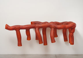 Peter Shelton / uheader, 1995 - 2009 / mixed media / 78 x 28 1/2 x 28 in (198.1 x 72.4 x 71.1 cm)