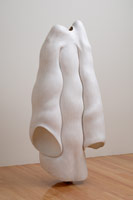 Peter Shelton / 
      whitecoat, 1988 - 02 / 
      mixed media / 
      63 x 30 x 15 in. (160 x 76.2 x 38.1 cm)