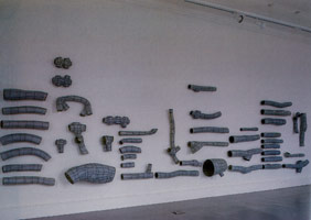 Peter Shelton installation photography, 1998