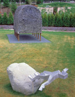 BLACKVAULT falloffstone: Sculpture Inside Outside / 
installation photography, 1988