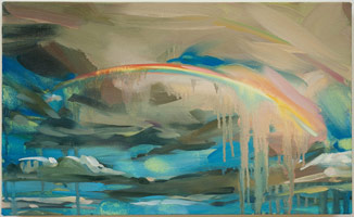 Rebecca Campbell / 
Bow 3, 2010 / 
oil on canvas / 
12 x 20 in (30.5 x 50.8 cm)