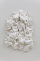 Richard Deacon / 
Konrad Witz #5, 2012 / 
Folded STPI handmade paper / 
61 1/2 x 44 1/2 x 9 1/4 in. (156.2 x 113 x 23.5 cm) / 
Private collection