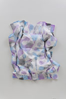 Richard Deacon / 
Konrad Witz #8, 2012 / Coloured, folded STPI handmade paper / 65 x 51 1/4 x 8 3/4 in. (165.1 x 130.2 x 22.2 cm)