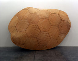 Nothing is forbidden., 1994 / 
wood, glue, steel staples / 
94 x 114 x 37 in (238.8 x 289.6 x 94 cm)