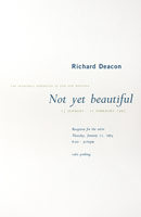 Richard Deacon announcement, 1995