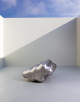 Richard Deacon / 
Foreign Custom, 2012 / 
stainless steel / 
27 1/2 x 41 3/4 x 43 1/4 in. (69.9 x 106 x 109.9 cm)