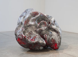 Richard Deacon / 
North Tree and Rock, 2009 / 
      glazed ceramic / 
      32 3/4 x 38 1/2 x 25 3/4 in. (83 x 98 x 65 cm)