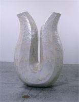 Tomorrow, and tomorrow, and tomorrow (g), 2000 / 
ceramic / 
63 x 42 x 19 in (160 x 106.7 x 48.3 cm) / 
Private collection