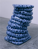 Tomorrow, and tomorrow, and tomorrow (i), 2000 / 
ceramic / 
51 x 36 x 36 in (129.5 x 91.4 x 91.4 cm) / 
Private collection