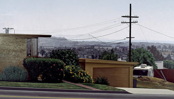 Sandra Mendelsohn Rubin / 
Grandview and Palms, 1989 / 
oil on canvas / 
48 x 84 in. (121.9 x 213.3 cm) / 
Private collection 