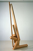 Joel Shapiro / 
Untitled, 2002 / 
wood / 
10 ft 1 in x 5 ft 2 3/4 in x 2 ft 1 in (307.3 x 159.4 x 63.5 cm)
