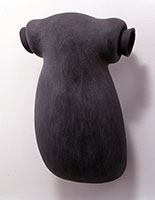 Peter Shelton / 
funnelsleeves, 2003 / 
cast bronze / 
16 x 12 x 6 in (40.6 x 30.5 x 15.2 cm) / 
Private collection
