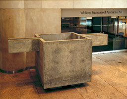 Installation photography, Elements: Five Installations / 
TUB, 1987 / 
Cast concrete / 
Whitney Museum of American Art, New York, NY