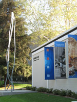 Peter Shelton / 
ghandiG, 2002 / 
bronze / 
30 x 10 x 8 ft (9.14 x 3.05 x 2.44 m) / 
installed at Pomona College of Art, 2006