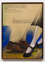 Terry Allen / 
Blues, 2001 / 
pastel & ink / 
30 1/2 x 22 1/2 in (77.5 x 57.1 cm)