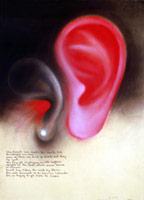 Terry Allen / 
By Storm, 2001 / 
pastel, graphite & ink / 
30-1/2 x 22-1/2 in (77.5 x 57.1 cm)