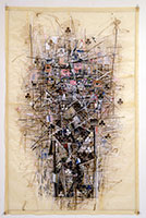 Person, 2004 / 
      mixed media & perforations on paper / 
      Paper: 69 1/2 x 45 in. (176.5 x 114.3 cm) / 
      Framed: 72 1/2 x 48 in. (184.2 x 121.9 cm) 