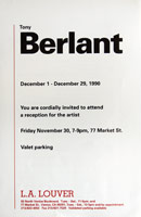Tony Berlant announcement, 1990