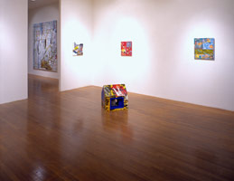 Tony Berlant installation photography, 1990