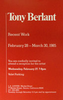 Tony Berlant announcement, 1985