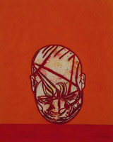 Tony Bevan / 
Head (PC0617), 2006 / 
      acrylic on canvas / 
      46 x 36 3/4 in. (116.8 x 93.3 cm) / 
      Private collection 