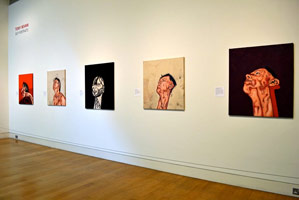 Installation photography / 
Tony Bevan: Self-Portraits / 
National Portrait Gallery