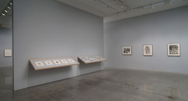 Installation photography, William Brice: Drawings 1960 - 1985 