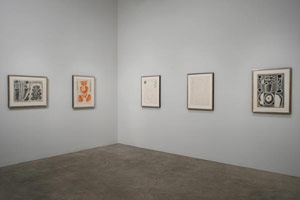 Installation photography, William Brice: Drawings 1960 - 1985 