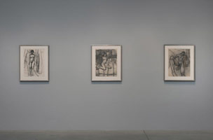 Installation photography, William Brice: Drawings 1960 - 1985 