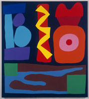 Untitled, 1998 / 
oil on canvas / 
108 3/4 x 96 3/4 in (276.2 x 245.7 cm)(fr) / 
Private collection