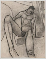 William Brice / 
Untitled, 1965 / 
      charcoal on paper / 
      24 x 19 in. (61 x 48.3 cm) / 
      WBr10-14