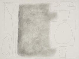 William Brice / 
Untitled, 1976 - 1978, circa / 
      charcoal on paper / 
      18 x 24 in. (45.7 x 61 cm) / 
      WBr10-20