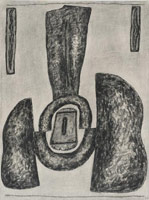 William Brice / 
Untitled, 1978 / 
      charcoal on paper / 
      24 x 18 in. (61 x 45.7 cm) / 
      WBr10-23