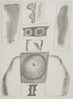 William Brice / 
Untitled, 1980 / 
      charcoal and ink on paper / 
      17 7/8 x 23 3/4 in. (45.4 x 60.3 cm) / 
      WBr10-31