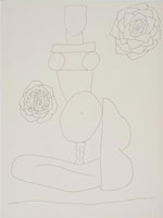 William Brice / 
Untitled, 1980, circa / 
      ink pen on paper / 
      24 x 18 in. (61 x 45.7 cm) / 
      WBr10-37 / 
      Private collection 