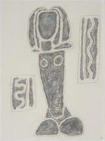 William Brice / 
Untitled, 1983 / 
      charcoal and pastel on paper / 
      24 x 18 in. (61 x 45.7 cm) / 
      WBr10-49