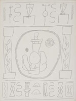 William Brice / 
Untitled, 1985 / 
ink on paper / 
24 x 18 in. (61 x 45.7 cm) / 
WBr10-53 